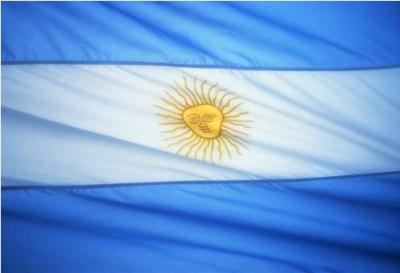 Die Argentinische Flagge!
<br />
the flag of argentina!